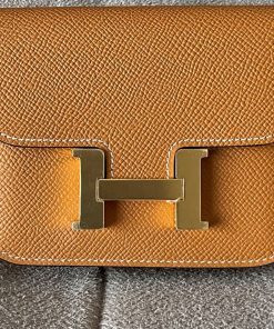 Alternative view of Hermes Constance Slim Toffee Epsom